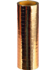 Stella filante metallizzata oro composta da 18 rotolini da mm.7