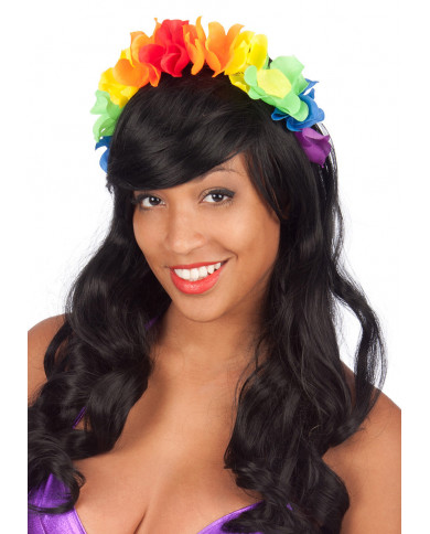 Fabric Flower Headband In Pbh