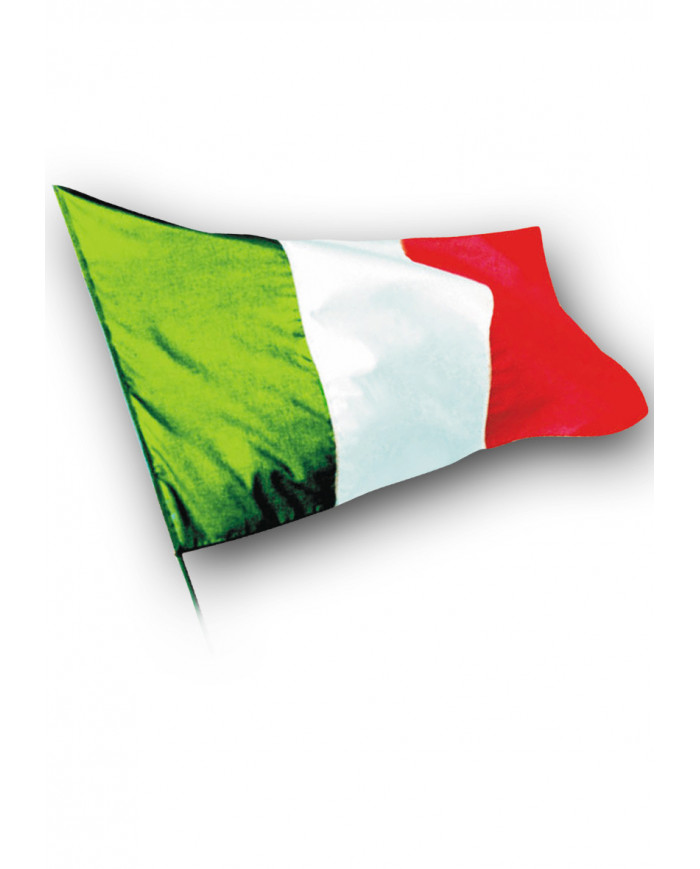Italian Flag Cm.100X150 In Pb (Pole Not Incl.)