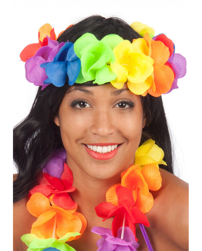 Fabric Flower Headpiece In Pbh