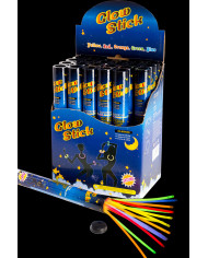 15 bracelets in tube which glow in the dark in the assorted