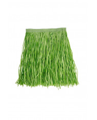 Hawaiian skirt with fringe in green raffia, length cm. 45.