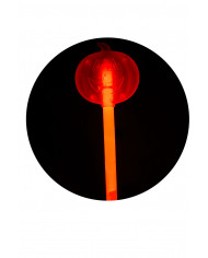 Orange wand with pumpkin in plastic which glows in the dark