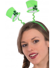 S.Patrick headband with mini hats and clover. Indispensable for