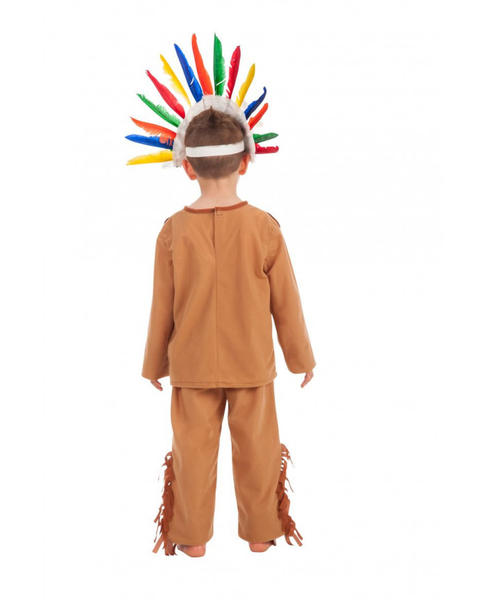 Indian costume for kid with velvet jacket and trousers