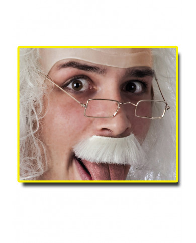 Brille aus Metall ohne GlÃ¤ser auf Pappkarton