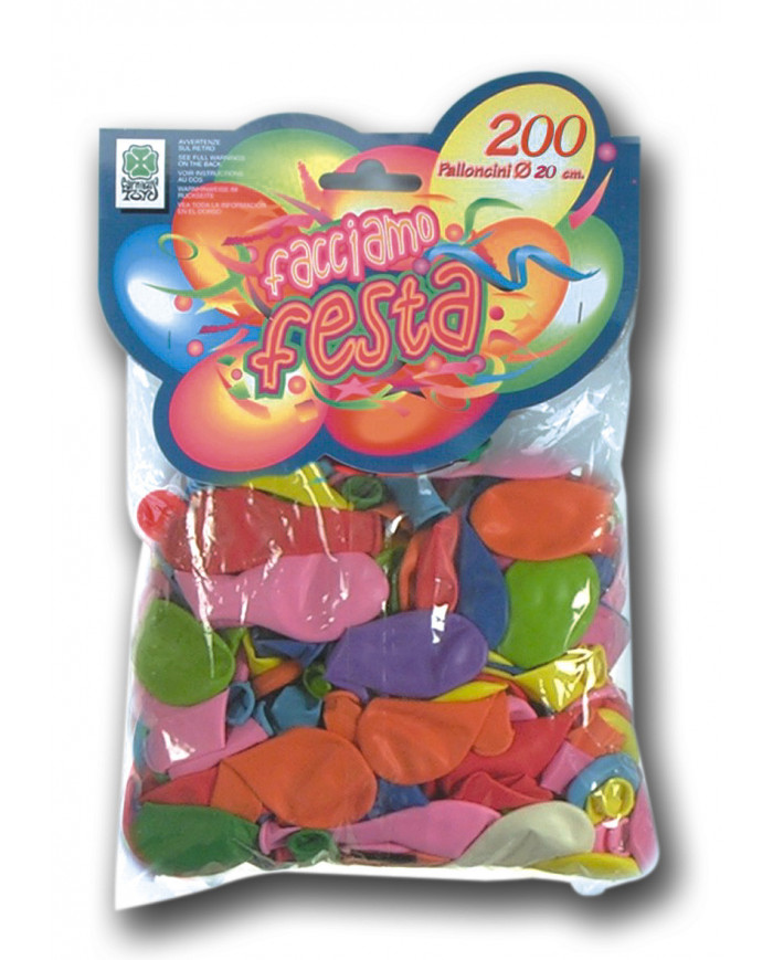 200 Balloons Diam.Cm.20 In Pbh