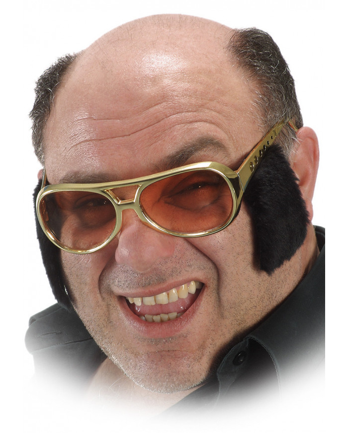 Elvis Glasses W/Side Whiskers In Pb