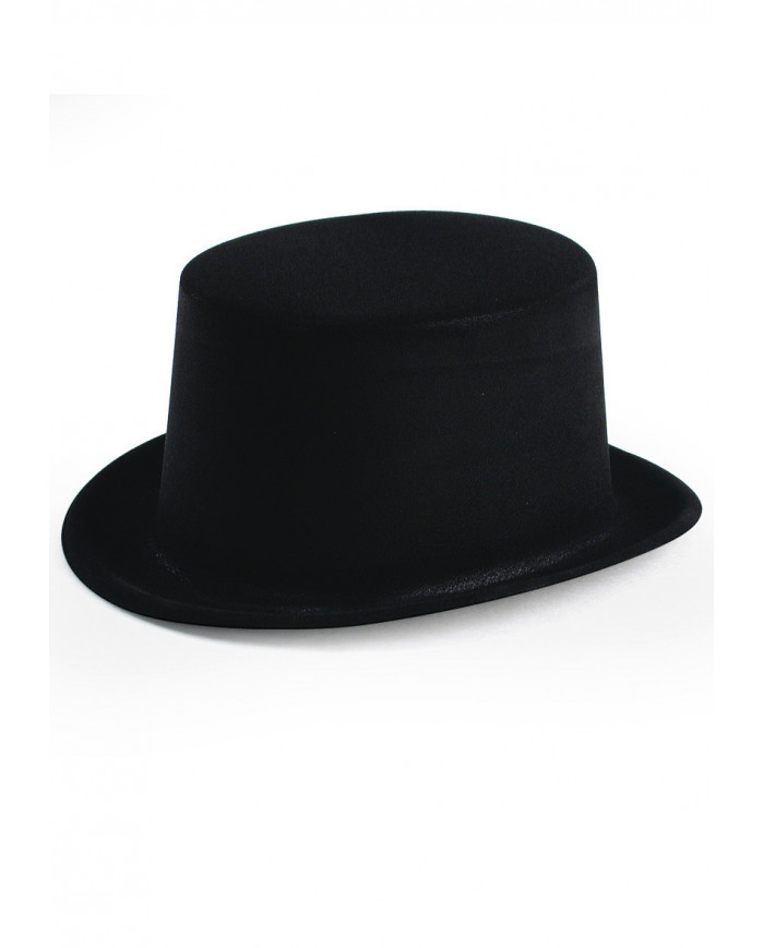 Flocked Top Hat