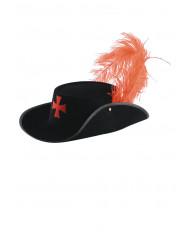 Black Hat W/Ostrich Feather