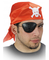 Pirate Bandana W/Eyepatch In Pb