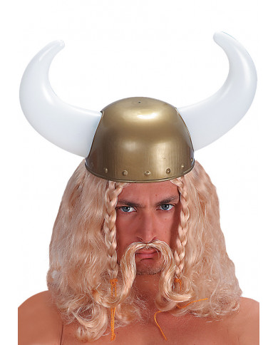 Casque Viking avec Ã©tiquette volante / Ã©tiquette