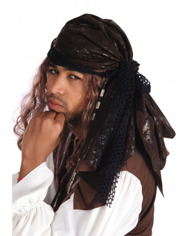 Fabric Pirate Headpiece In Pb