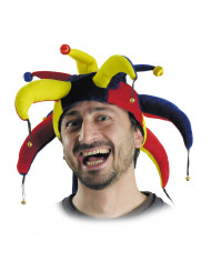 Gorro comodÃ­n de terciopelo con etiqueta colgante/etiqueta