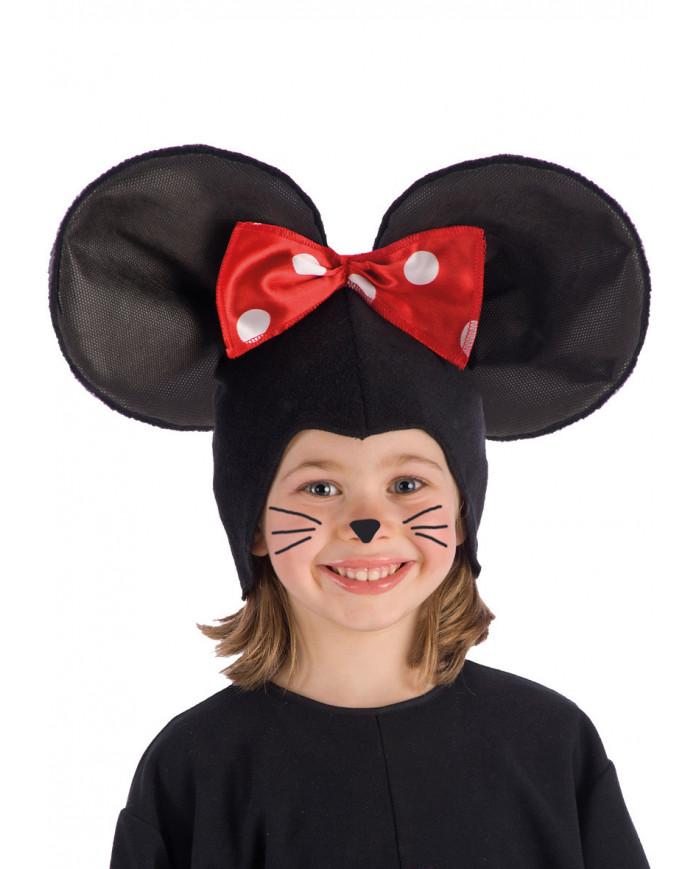 Pile Minnie Mouse Hat In Bag
