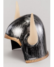 Casque Viking avec protection arriÃ¨re et Ã©tiquette volante / Ã©tiquette