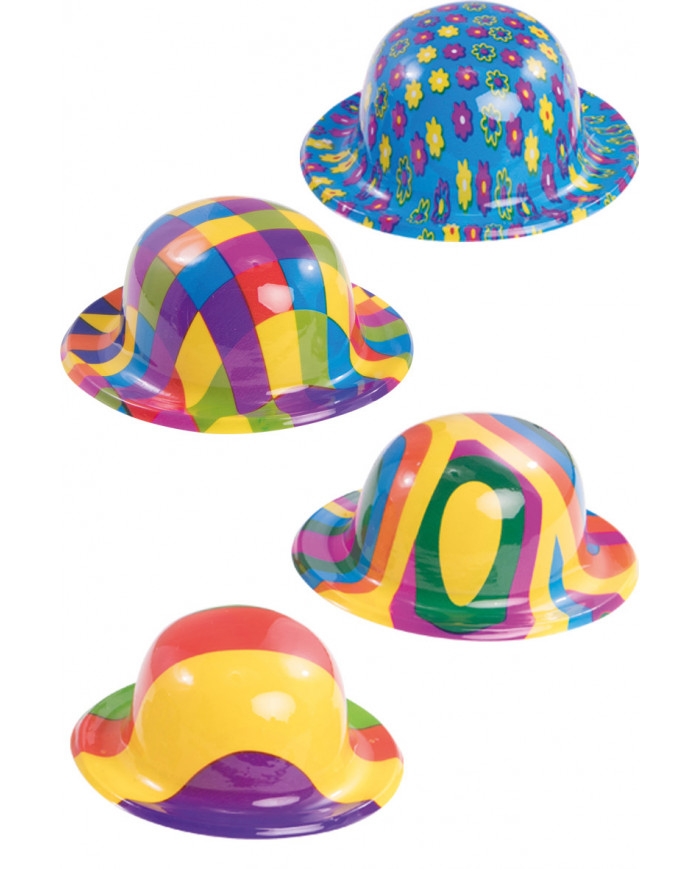 Assortment of mini bowler hats in different models, ideal as a
