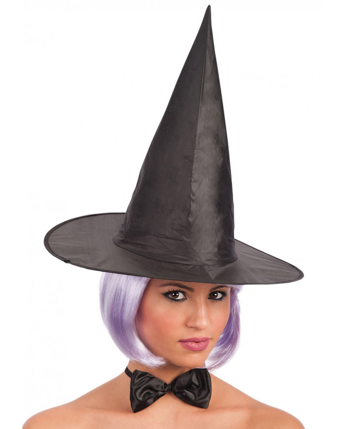 Witch Hat In Cheap Plastic Material Cm. 35 W/Header