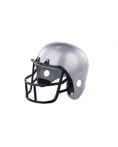 Casco in plastica per un travestimento da giocatore di football