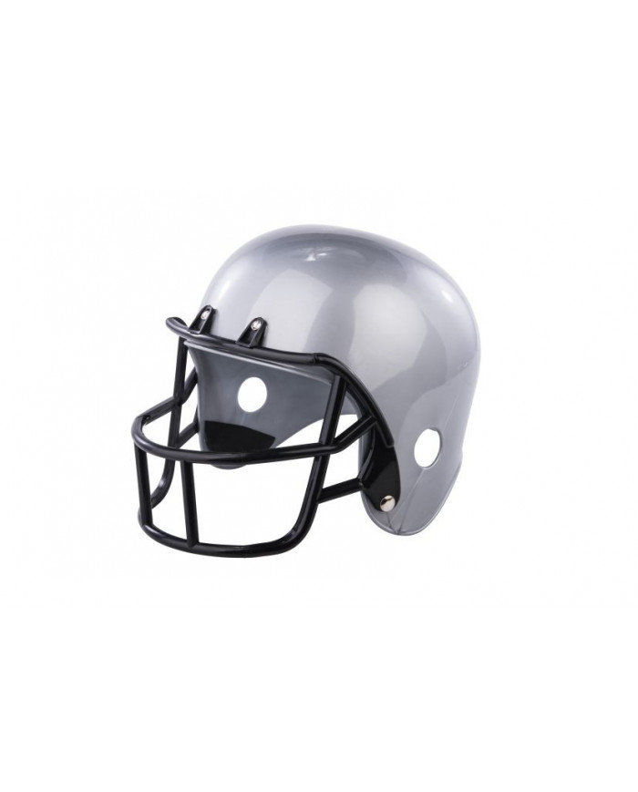Casco in plastica per un travestimento da giocatore di football