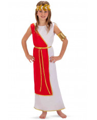 Roman costume for kid composed of a stretch fabric dress with