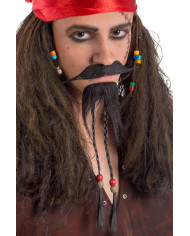 Moustache and goatee to turn you into a corsair of the
