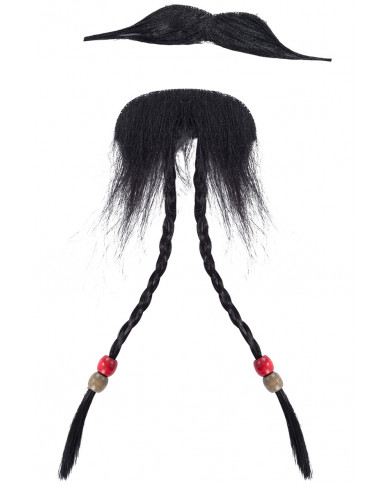 Moustache and goatee to turn you into a corsair of the