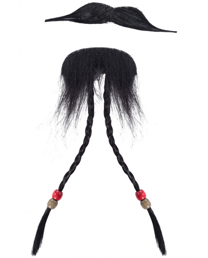 Moustache and goatee to turn you into a corsair of the