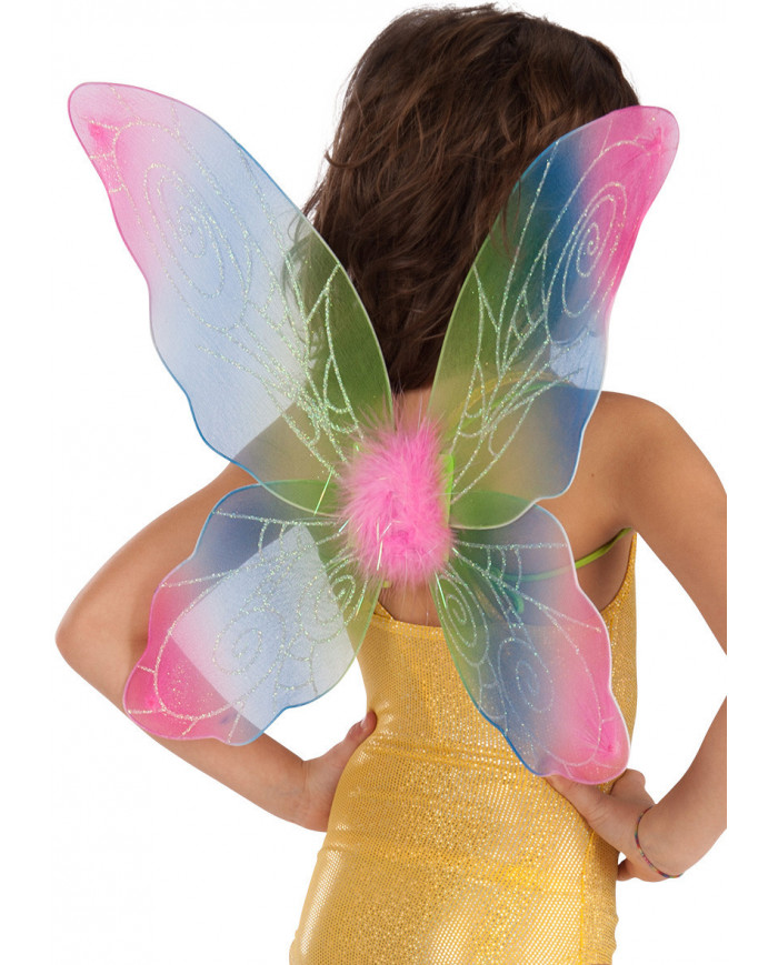Cm.40X45 Multicolor Butterfly Wings In Envelope C / Cav.
