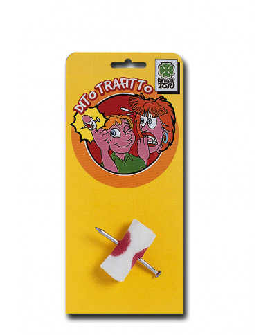 Dedo atravesado por clavo en blÃ­ster