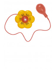 Flor gigante lanza agua en bolsa con solapa de cartÃ³n