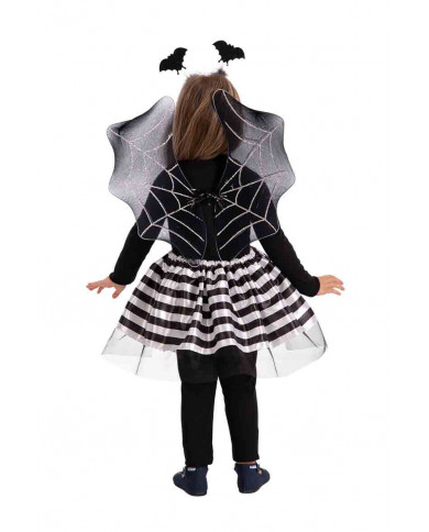 Fantastic little bat set consisting of headband with two black