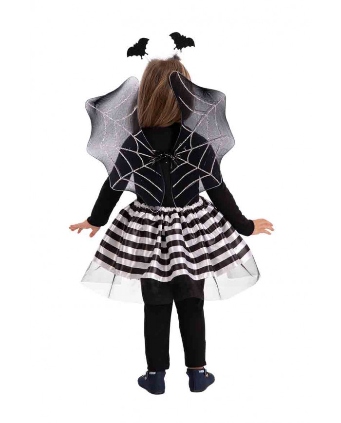 Fantastic little bat set consisting of headband with two black