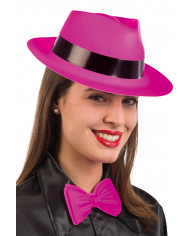 Cappello modello borsalino realizzato in plastica nei colori