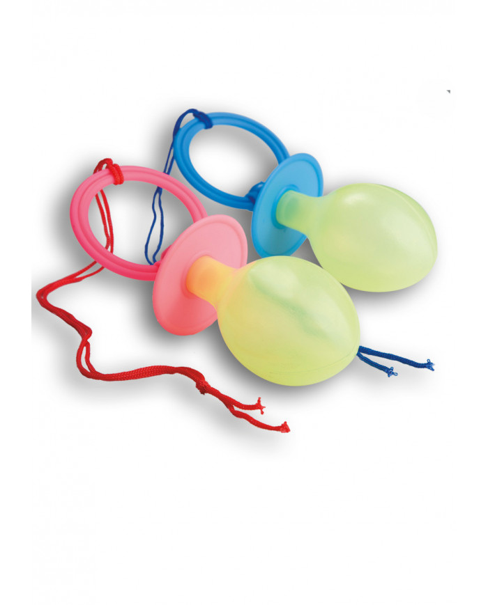 Ciuccio gigante in plasetica, disponibile rosa o azzurro