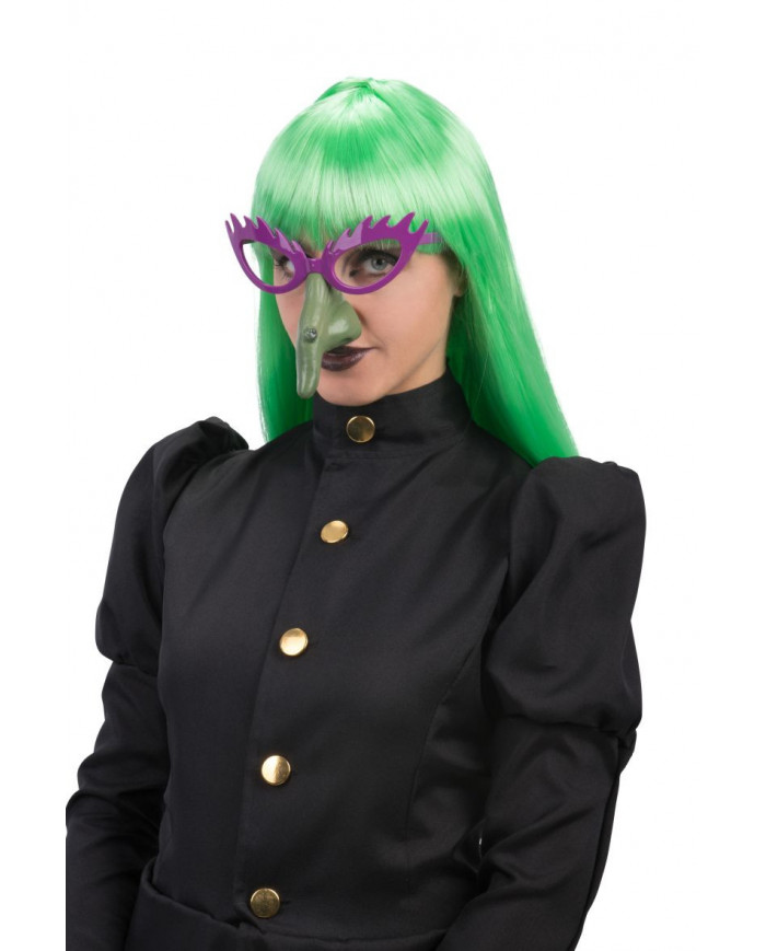 Witch glasses with green nose, to turn you into a blink of an