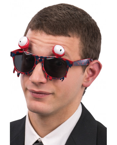 Alien glasses with eyes, to turn you into a blink of an eye!
