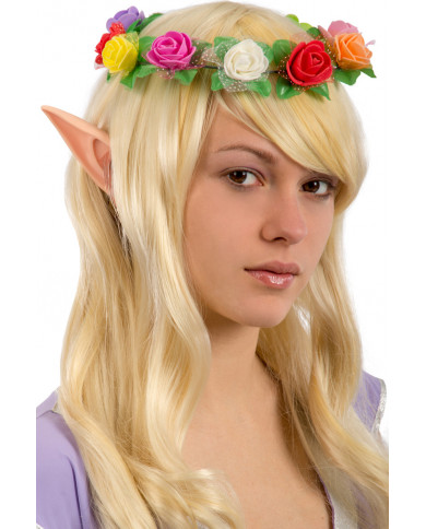 Pointed ears in plastic to interpret fantasy characters.