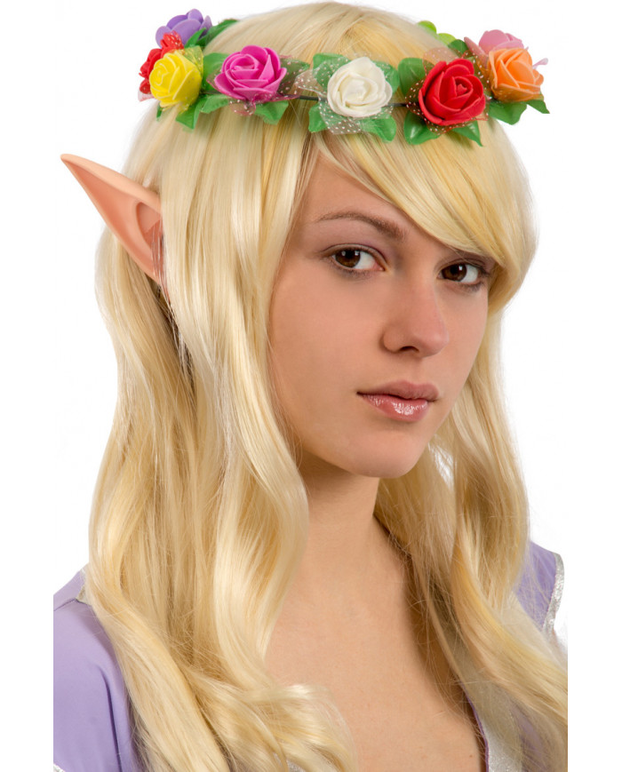 Pointed ears in plastic to interpret fantasy characters.