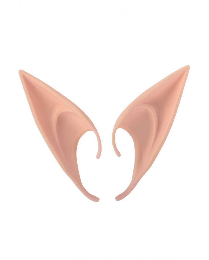 Pointed ears in plastic to interpret fantasy characters.