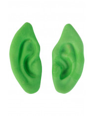 Orecchie verdi in gomma morbida, bambino, adatter per