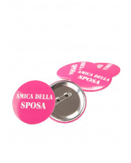 4 Pins Friend Of The Bride On Cardboard