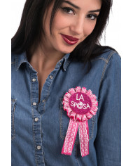 LA SPOSA cockade, perfect for hen parties. The celebrated