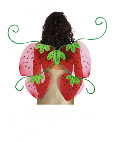 Alas fresas de unos 70x80 cm de alto en bolsa con solapa de cartÃ³n