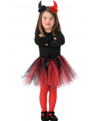Ensemble dÃ©guisement diablesse pour filles (jupe, serre-tÃªte) dans