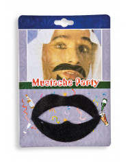 Arabian Black Moustaches And Eyebrows On Card