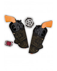 Cow-Boy Belt Cm. 80 With 2 Guns In Blister