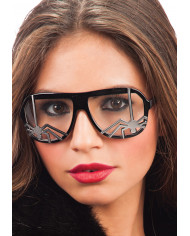 Lunettes avec araignÃ©e sur papier cartonnÃ©