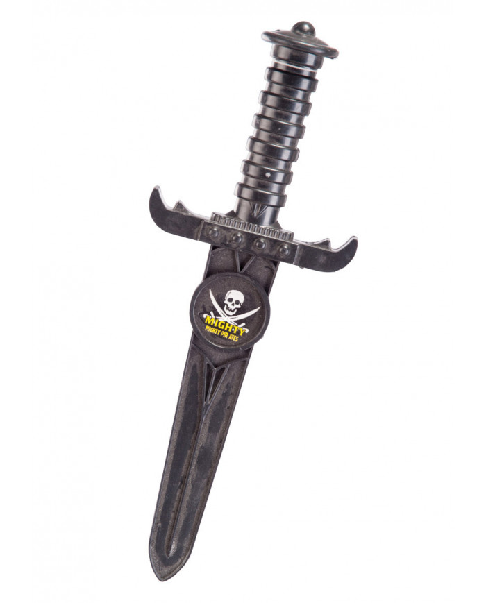 Dolch L. ca. 22 cm mit Pappschild/Etikett