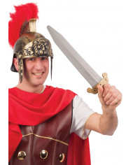 Spada romana in plastica, lunga cm 47, con fodero. Accessorio